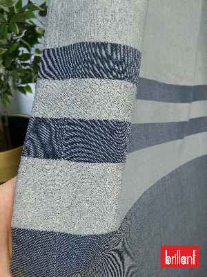 Brillant Süet Pano Fon Perde 180cm Yeni Sezon- Mavi Grimsi-antrasit