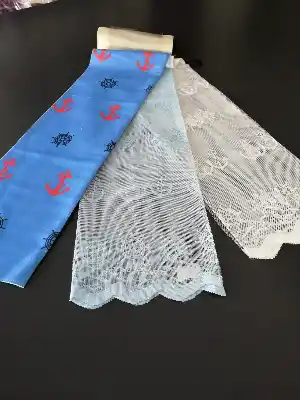 Roma Gemici Çocuk Odası Örme Tül - Beyaz