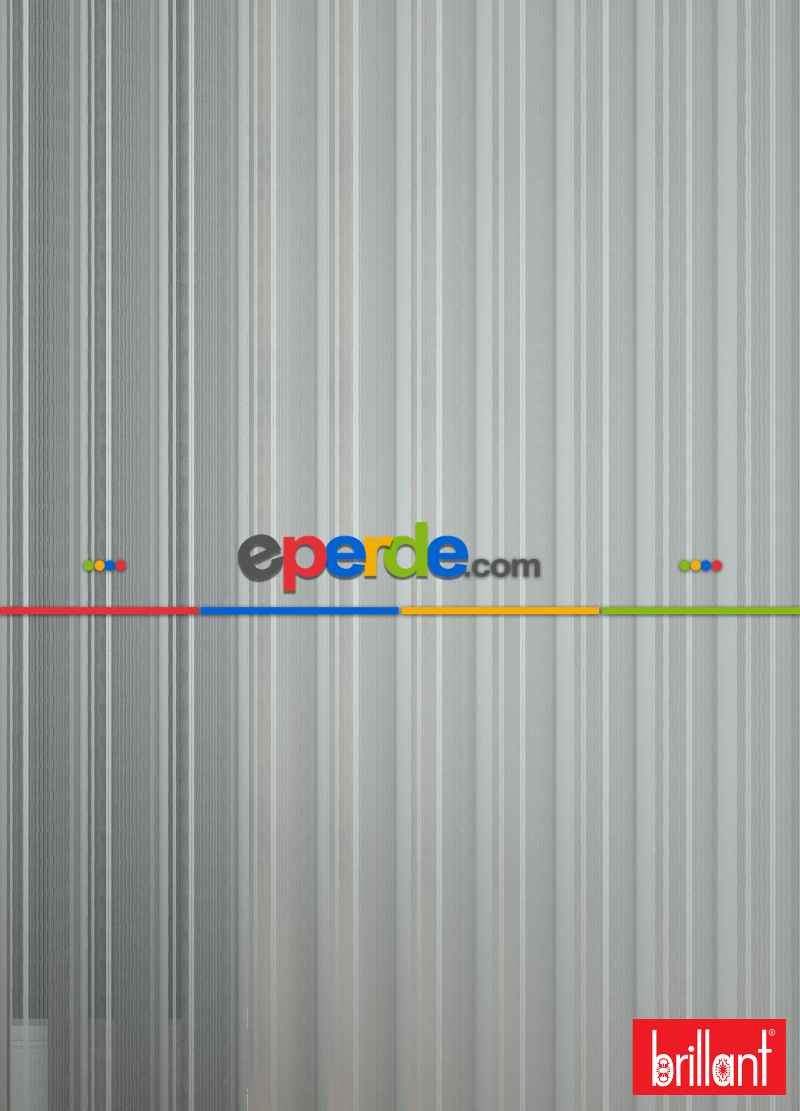 Brillant Akıllı Tül Perde Kremsi Gri Renkli Tül Dikey Zebra Perde Düz 1. Kalite