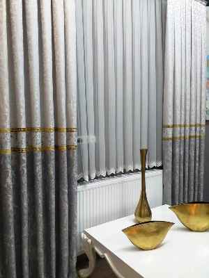 Brillant Pano Fon Perde Orjinal Brillant Gallery Liva Boner Serisi 1. Kalite- Gri Açık