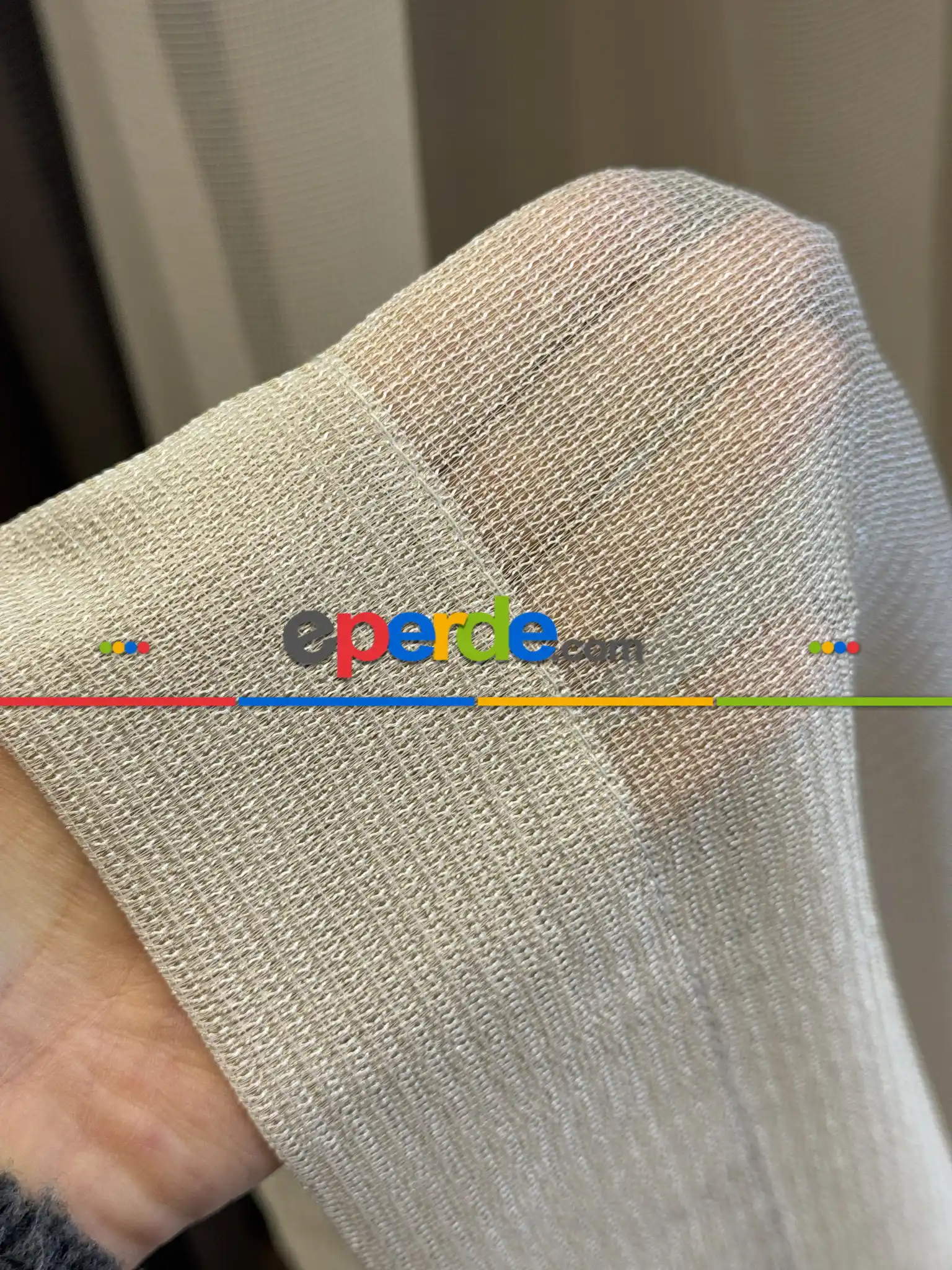 Salon - 6 Farklı Renk Tül Perde, Ağır Gramajlı Premium Seri, Kurşunlu Tül