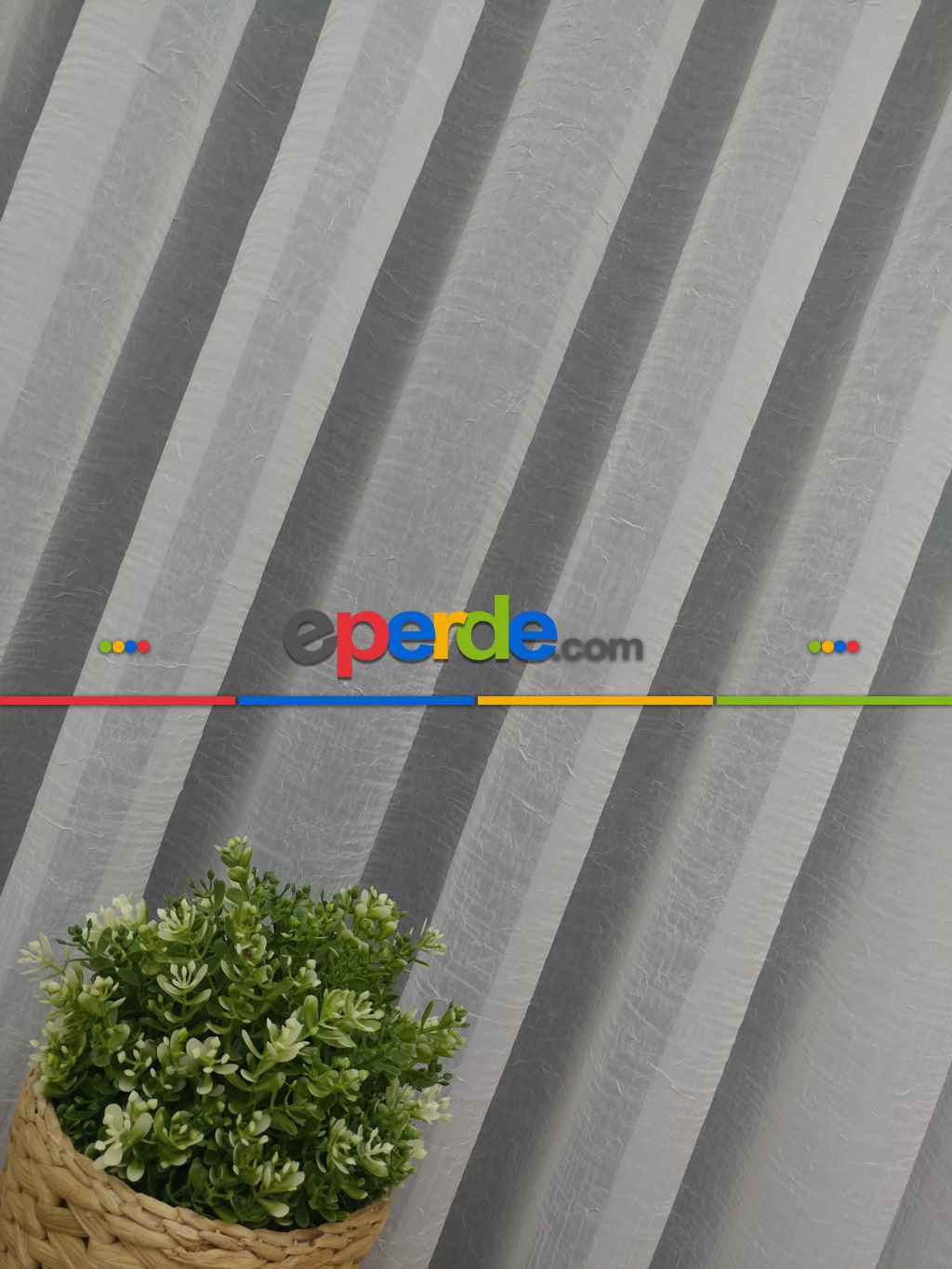 ( Orjinal ) Düz Crush Tül Perde & Kruvaze Perde- Krem Açık-ekru - Kurşunlu Tül