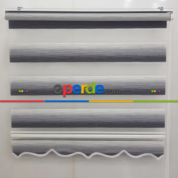 Mutfak - Renk Geçişli Pliseli Zebra Yeni Sezon Ürünü