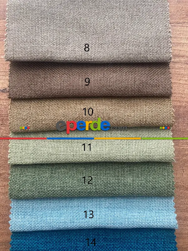 Yatak Odası - Nadia Keten Fon Yüksek Gramaj Kaliteye Önem Verenler İçin