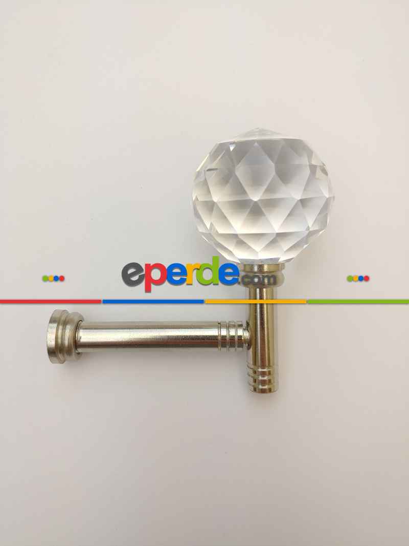 Perde Fon Demiri Pipo Gümüş- Gümüş