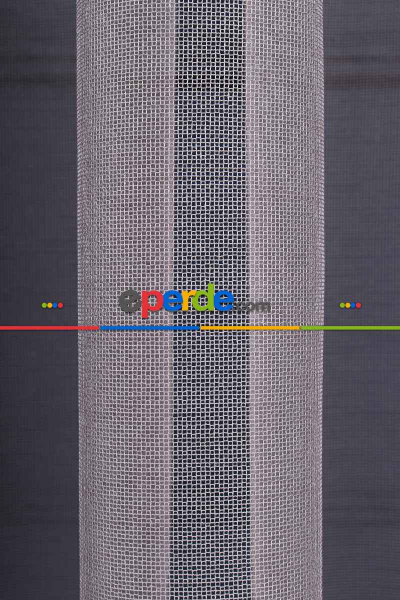 Salon Tül Modelleri - Ofelya Gri - Düz Tül Perde