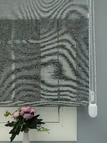 Çiftli Sistem Tül Stor- Gri-füme-antrasit