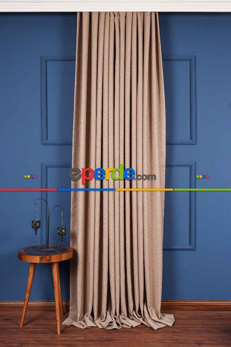 Vizon Keten Blackout Karartma Fon Perde