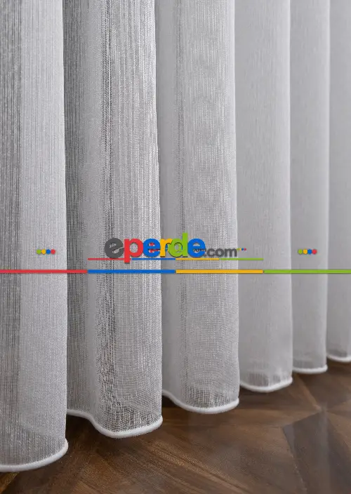 Modern Düz Tül (sık Dokuma Ve Yüksek Gramajlı 1.kalite) (dikim Ücreti Fiyata Dahildir)