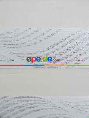 Jakarlı Zebra Perde Bdz-17- Beyaz Gümüş Simli