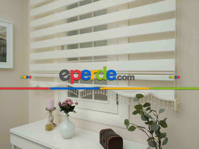 Oturma Odası - Zebra Perde - Düz Zebra Zebra ( Eco Serisi )- Ekru