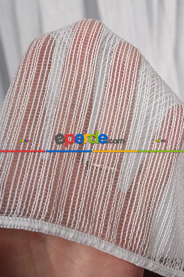 Salon Tül - Taraklı Düz Tül Perde Ütü Istemez