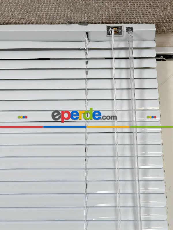 Beyaz Alüminyum Jaluzi Perde - 25mm