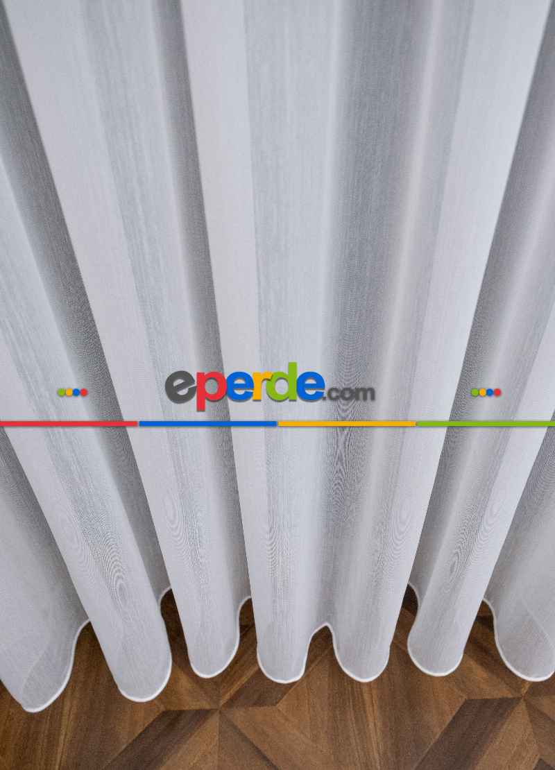 Genç Odası - Bambu Tül İpek Yumuşaklığında Kırık Beyaz Tül Armür Dokuma - Yüksek Kalite