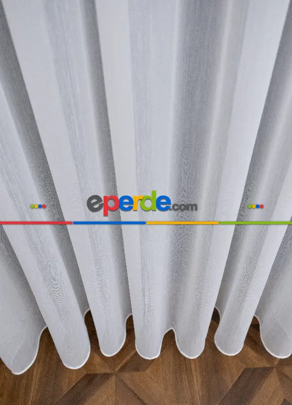 Bambu Tül İpek Yumuşaklığında Kırık Beyaz Tül Armür Dokuma - Yüksek Kalite - Kurşunlu Tül