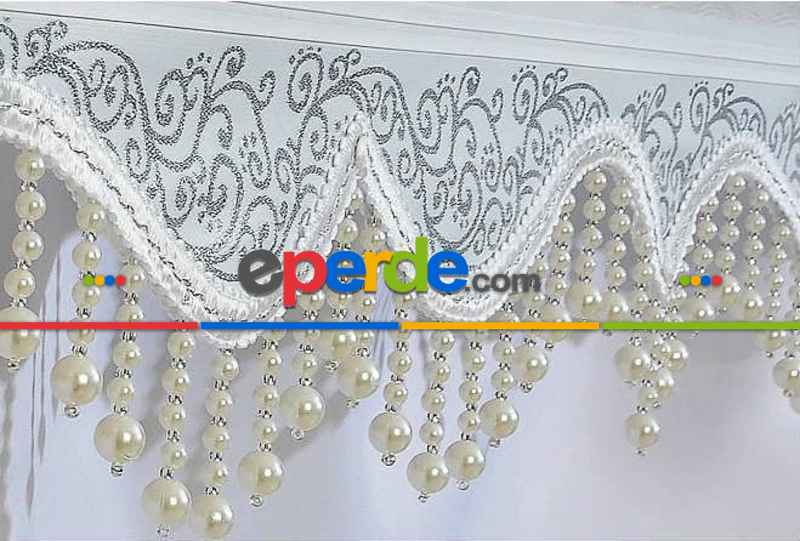 Boncuklu Zebra Perde 120x200