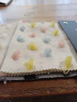 Katlamalı Fon Perde – Ponpon Desenli Mekanizmalı Perde