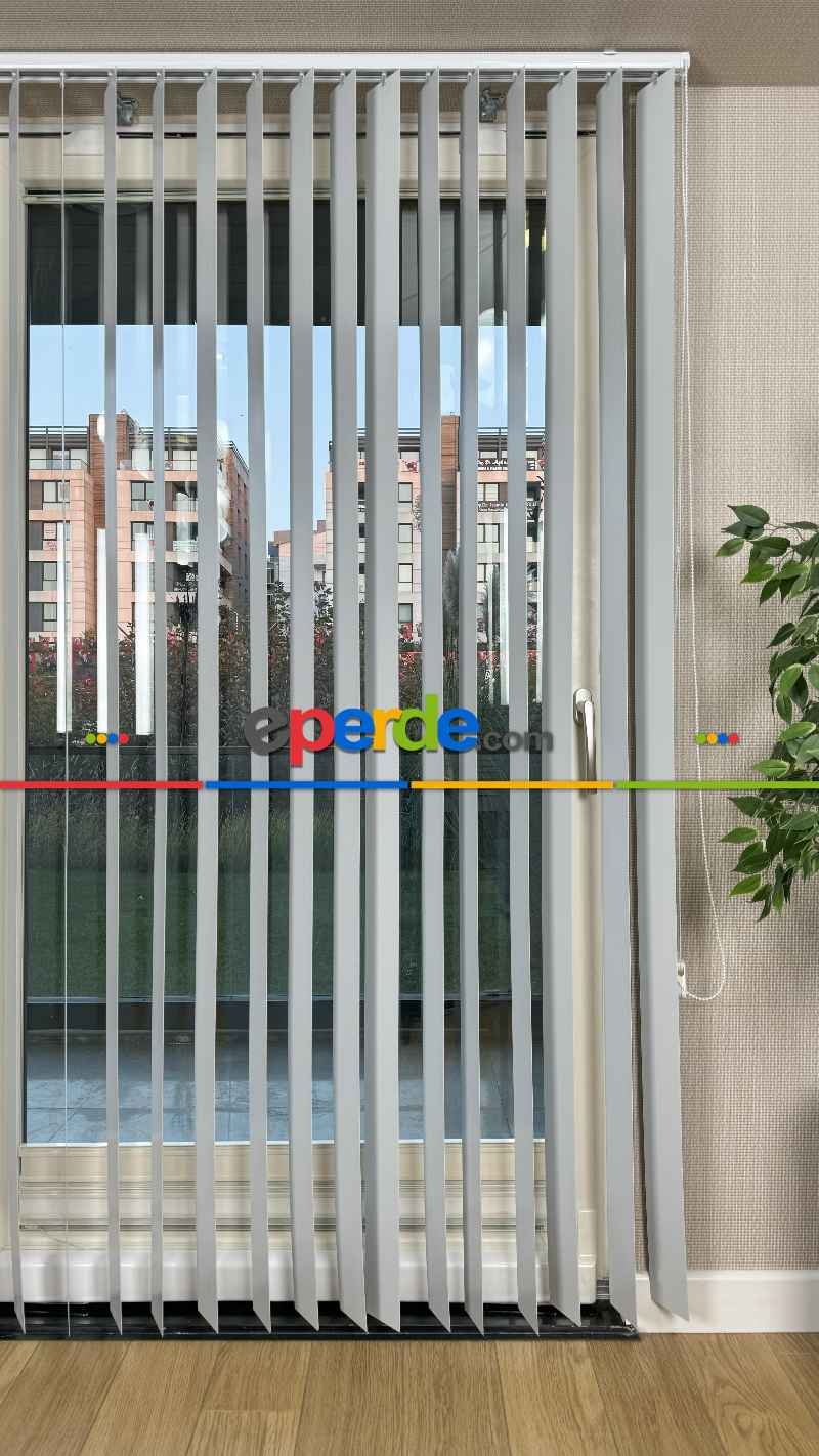 Gri Pvc Dikey Perde, Dikey Stor Perde