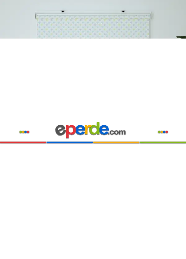 Soft Baklava Desenli Baskılı Stor Perde