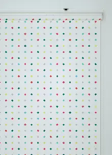 Baklava Desenli Baskılı Stor Perde