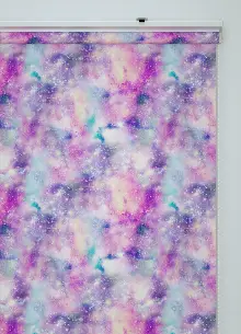 Galaksi Desenli Baskılı Stor Perde