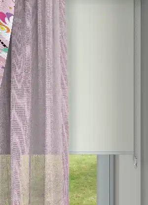 Çocuk Odası Tül - Pembe Unicorn Desenli Keten Zemin Baskılı Tül Perde (( Açıklamayı Okuyunuz ))