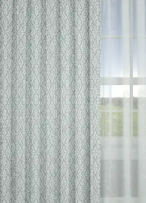 Dökümlü Kumaştan Açık Gri Modern Desenli Baskılı Fon Perde Geniş En 1. Kalite